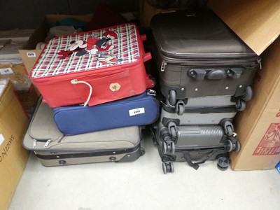 Lot 3319 - 6 mini assorted suitcases