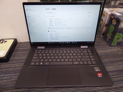 Lot 2166 - HP Envy X360 15-FH00INA AMD Ryzen laptop with...