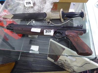 Lot 2177 - .177 Crosman Medalist air pistol, nvn