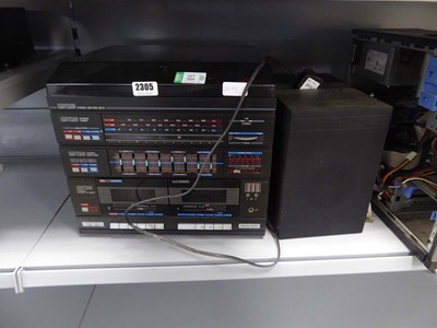 Lot 2305 - Amstrad stack music system: record deck,...