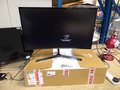 Lot 2309 - Samsung 27" monitor, boxed with stand