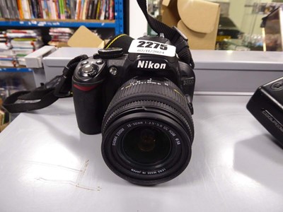 Lot 2275 - Nikon D3100 digital camera with strap