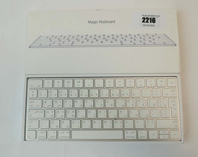 Lot 2184 - Apple Magic Keyboard A1644, boxed (Note:...