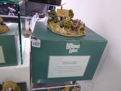 Lot 2187 - Boxed Lilliput Lane Flatford Lock