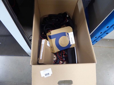 Lot 2319 - Box containing various headphones