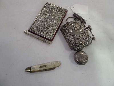 Lot 2363 - Quantity of silver items to include Edwardian...