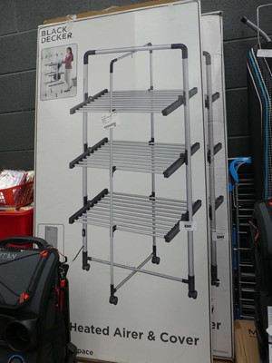 Lot 3341 - Black & Decker 3-tier heated airer