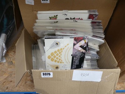 Lot 3375 - Box of temporary tattoos