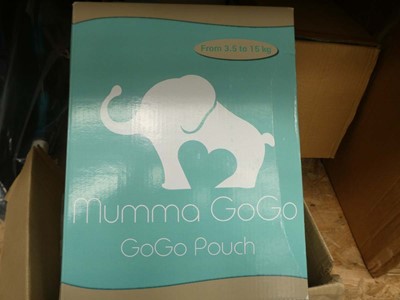 Lot 3376 - Box containing Mama GoGo baby carriers