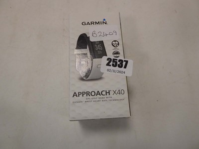 Lot 2537 - Garmin Approach X40 golf watch