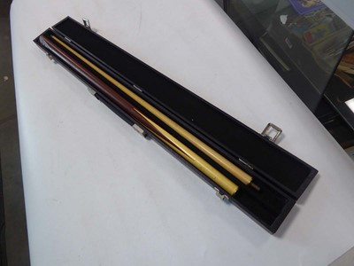 Lot 2439 - Jimmy White BCE snooker cue in case