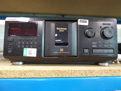 Lot 2500 - Sony compact disc player with 300 CD mega...