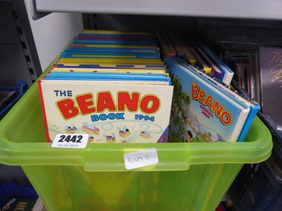 Lot 2442 - Collection of Beano annuals