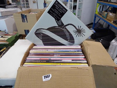 Lot 2557 - Box of vinyl records, including Blossoms,...