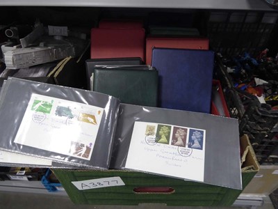 Lot 2445 - Box containing various stamps and First Day...