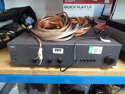 Lot 2511 - Nad stereo amplifier 302