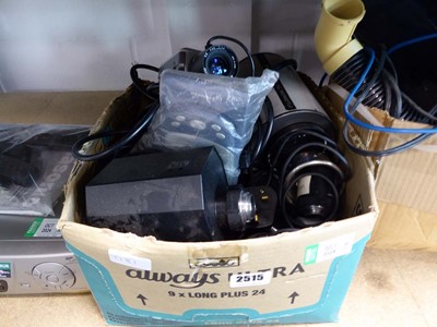 Lot 2515 - Box containing security cameras