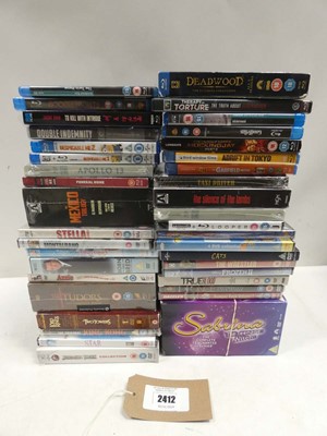 Lot 2412 - Quantity of DVDs