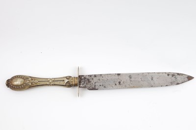 Lot 80 - Sheath knife by Charles Burgon, Sheffield, 7¼...