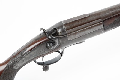 Lot 821 - (S2/S58) 8 bore Single Hammer Gun by Charles H....