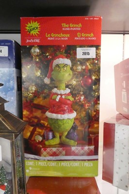 Lot 2015 - Hand painted Grinch