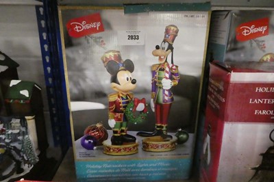 Lot 2033 - Disney 2 piece Christmas nutcracker set with...