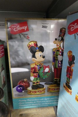 Lot 2037 - Disney 2 piece Christmas nutcracker set with...