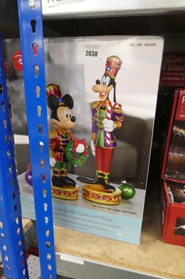 Lot 2038 - Disney 2 piece Christmas nutcracker set with...