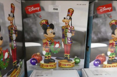 Lot 2040 - Disney 2 piece Christmas nutcracker set with...