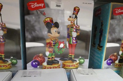 Lot 2041 - Disney 2 piece Christmas nutcracker set with...