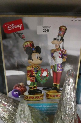 Lot 2042 - Disney 2 piece Christmas nutcracker set with...