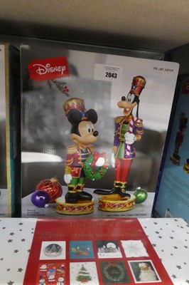 Lot 2043 - Disney 2 piece Christmas nutcracker set with...