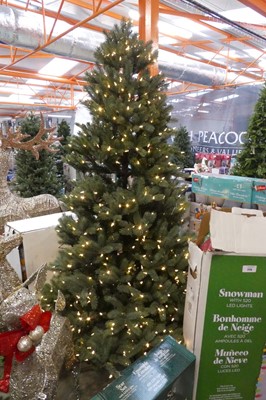 Lot 2070 - Approx. 7.5' artificial Christmas tree with...