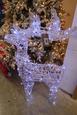 Lot 2074 - Outdoor reindeer with integrated LED ice white...