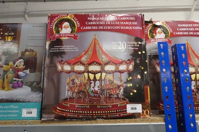 Lot 2079 - Mr. Christmas animated LED light up carousel