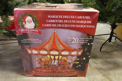 Lot 2080 - Mr. Christmas animated LED light up carousel