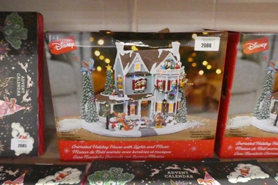 Lot 2086 - Disney animated holiday house with integrated...