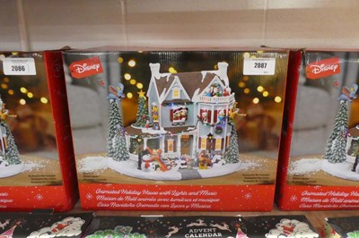 Lot 2087 - Disney animated holiday house with integrated...