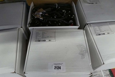 Lot 2124 - 2 boxes of ice white LED cluster lights