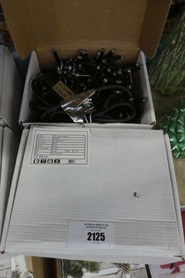 Lot 2125 - 2 boxes of ice white LED cluster lights