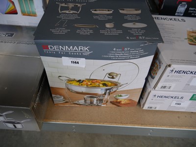 Lot 1144 - Boxed Denmark chafing dish set