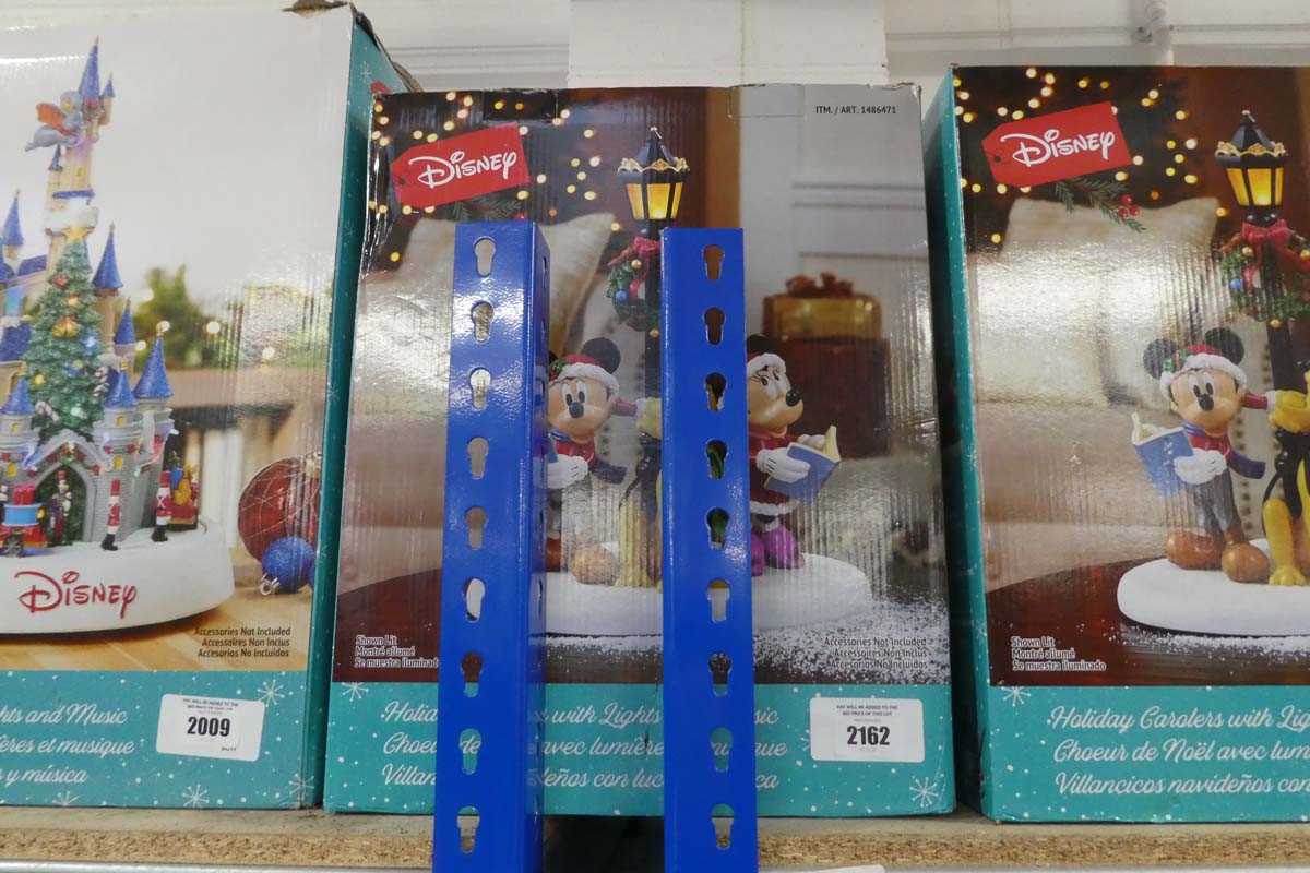 Lot 2162 - Disney holiday carollers with integrated...