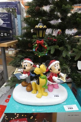 Lot 2165 - Disney holiday carollers with integrated...