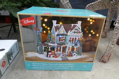 Lot 2167 - Disney animated holiday house with integrated...