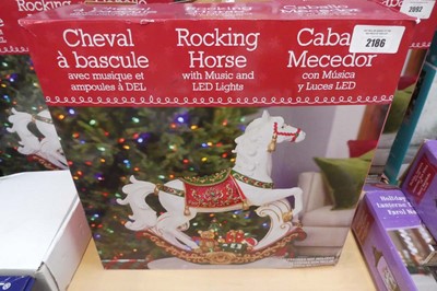 Lot 2186 - Christmas themed walking horse with integrated...