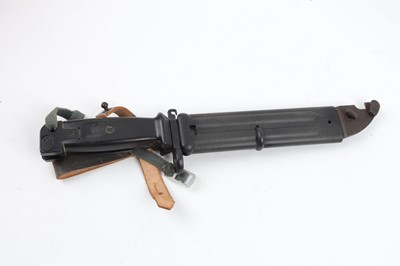 Lot 82 - AK74/AKM bayonet with scabbard