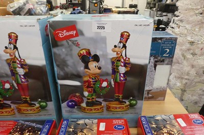 Lot 2225 - Disney 2 piece nutcracker set with integrated...