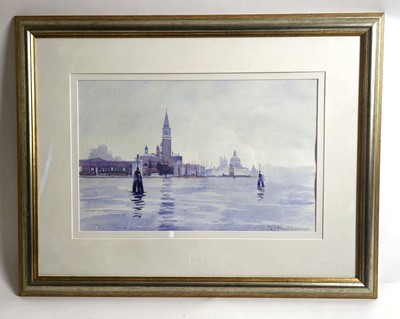 Lot 106 - Stan Kaminski (b. 1952), San Giorgio, Venice,...