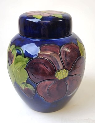 Lot 244 - A Walter Moorcroft ginger jar and cover...