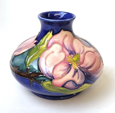 Lot 245 - A Walter Moorcroft squat vase decorated in the...